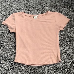 Bozzolo Short Sleeve Ribbed Crop Top